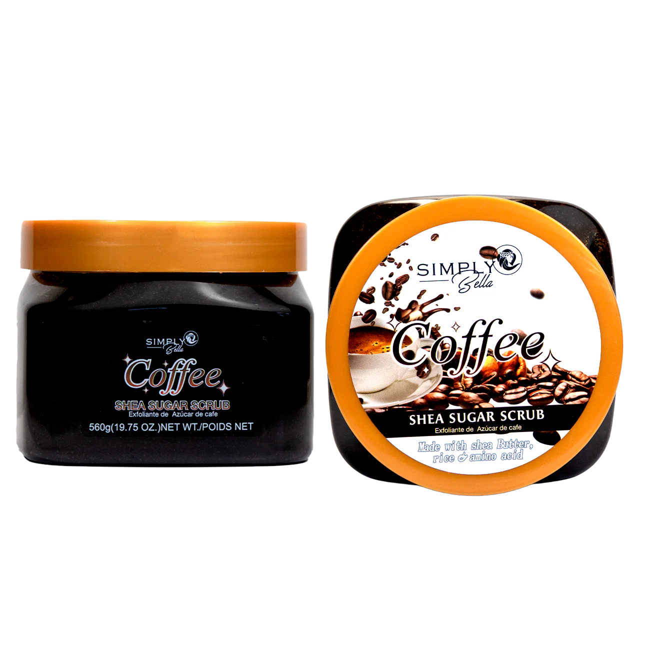 Simply Bella Coffee Shea Sugar Scrub