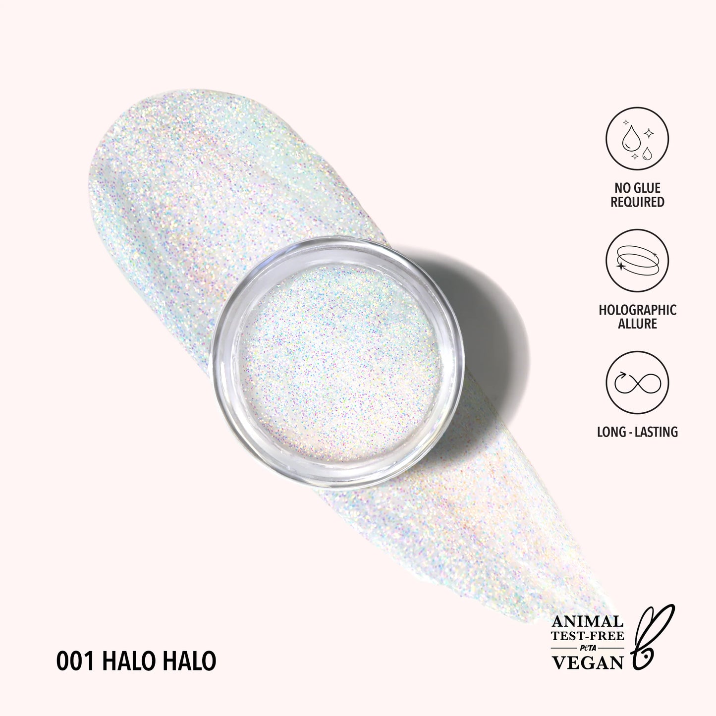 Moira Hologram Glitter Gel (001, Halo Halo) 3pc Bundle SALE!!!