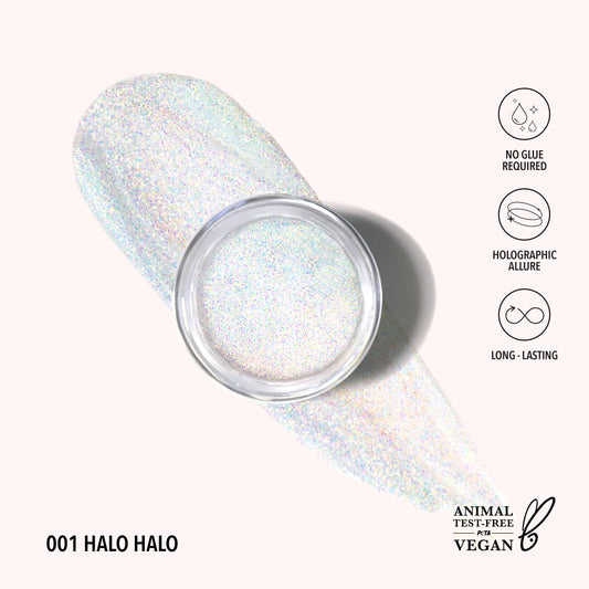 Moira Hologram Glitter Gel (001, Halo Halo) 3pc Bundle SALE!!!
