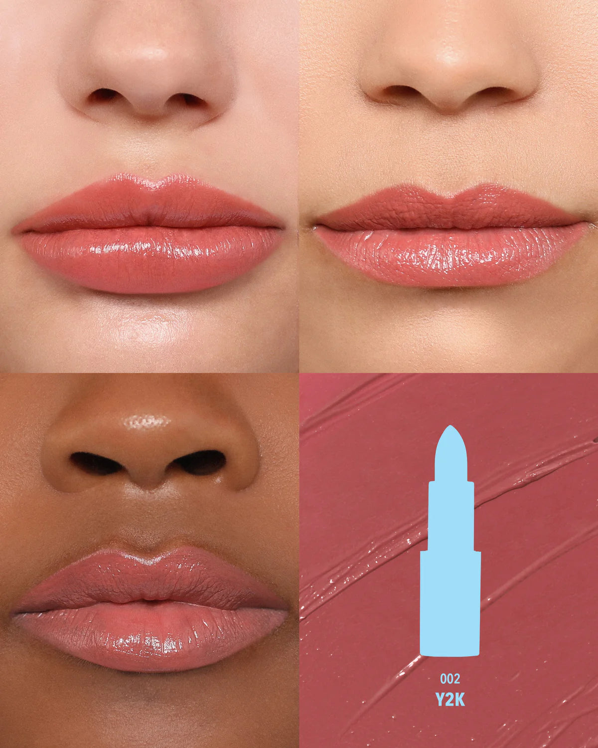 Moira Chic Satin Lipstick (002, Y2K) 3PCS SET (PRE-SALE)