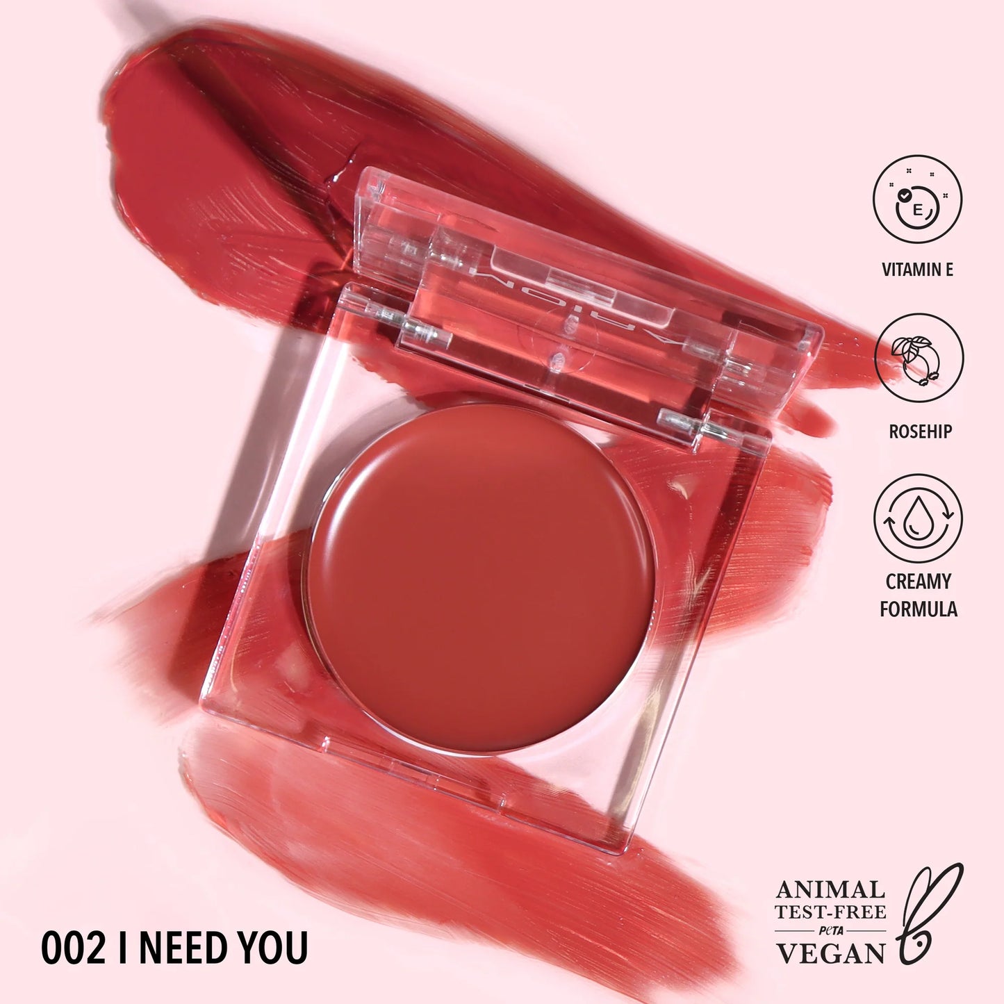 Moira Loveheat Cream Blush (CRB 002, I Need You) 3pc Bundle