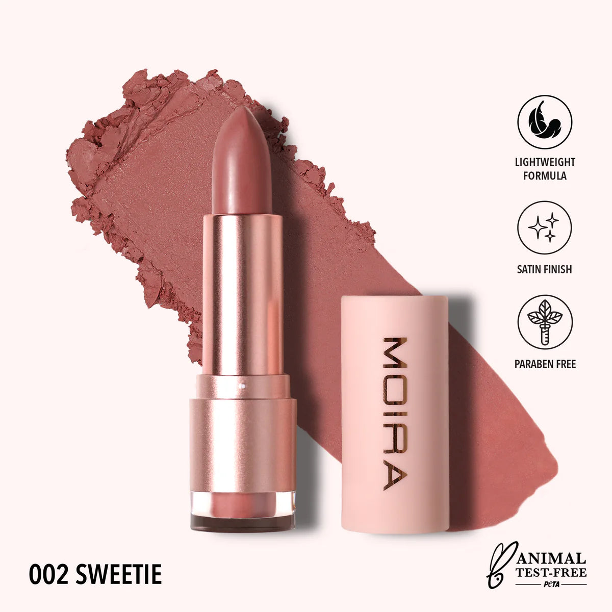 Lip goddess lipstick (002, SWEETIE) 3pc set