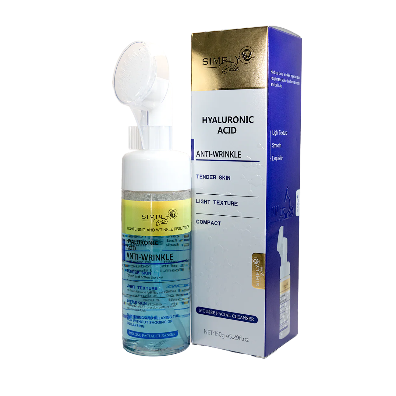 Simply Bella Hyaluronic Acid Anti-Wrinkle Foaming Cleanser