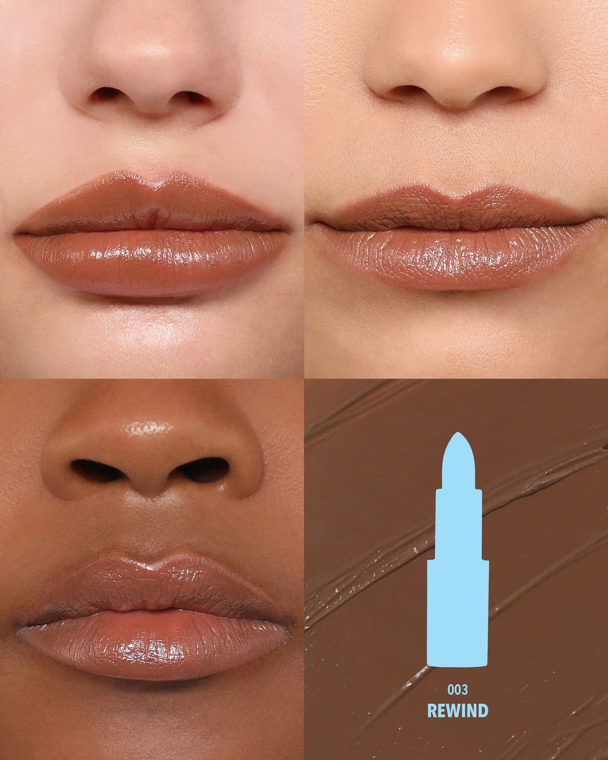 Moira Chic Satin Lipstick (003, Rewind) 3PCS SET (PRE-SALE)