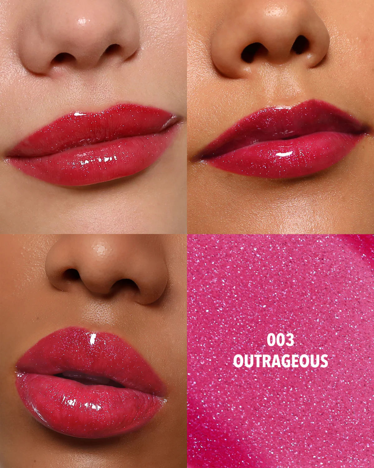 Moira Starshine Lip Gloss (SLG003, Outrageous) 3pc Bundle