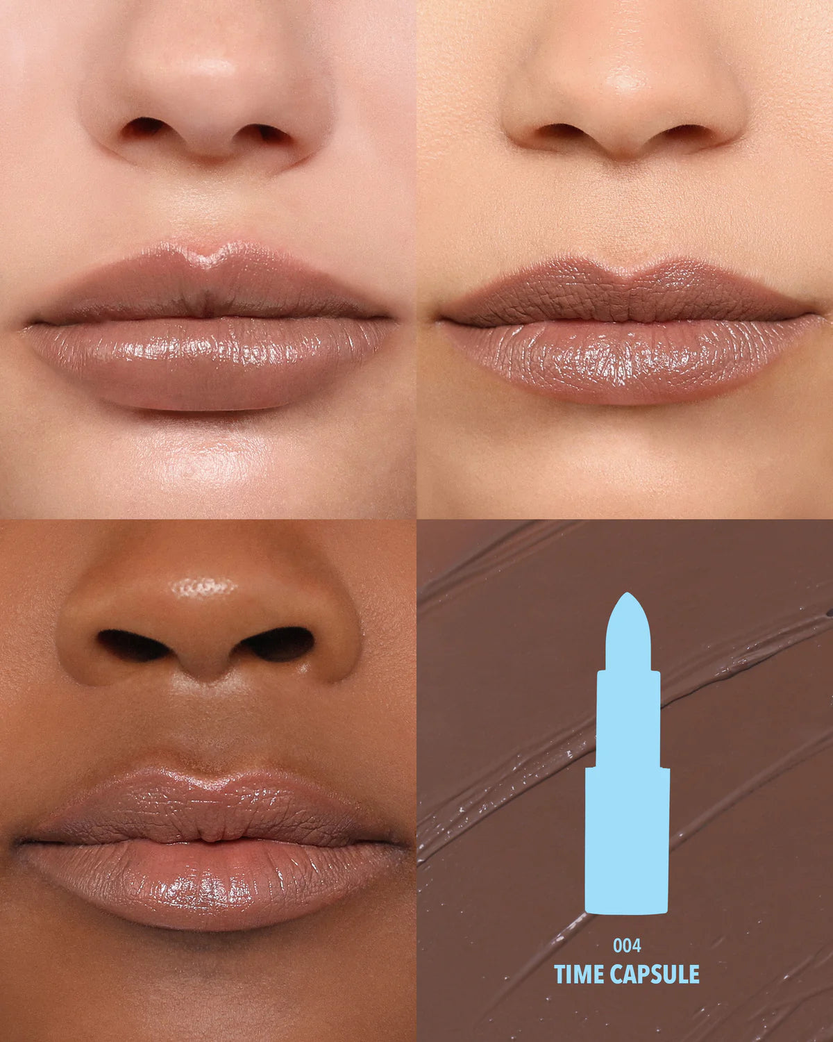 Moira Chic Satin Lipstick (004, Time Capsule) 3PCS BUNDLE  (PRE-SALE