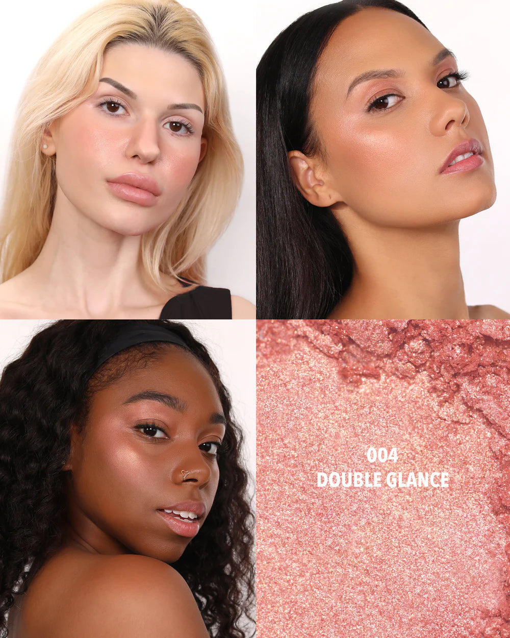 Moira Love Spell Powder Blush (LSPB004, Double Glance) 3pc Bundle