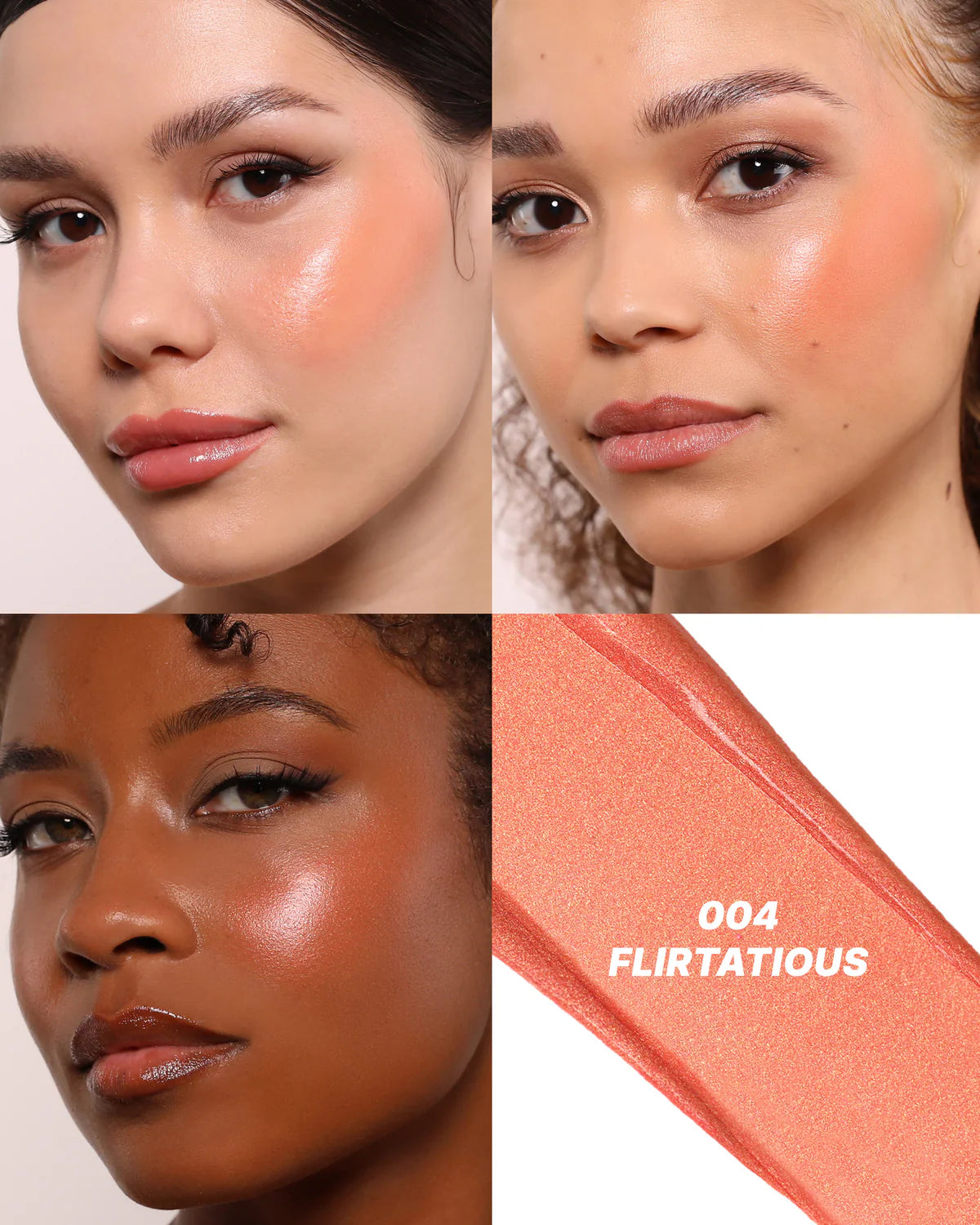 Moira Love Steady Shimmer Blush (LSS004, Flirtatious) 3pc Bundle