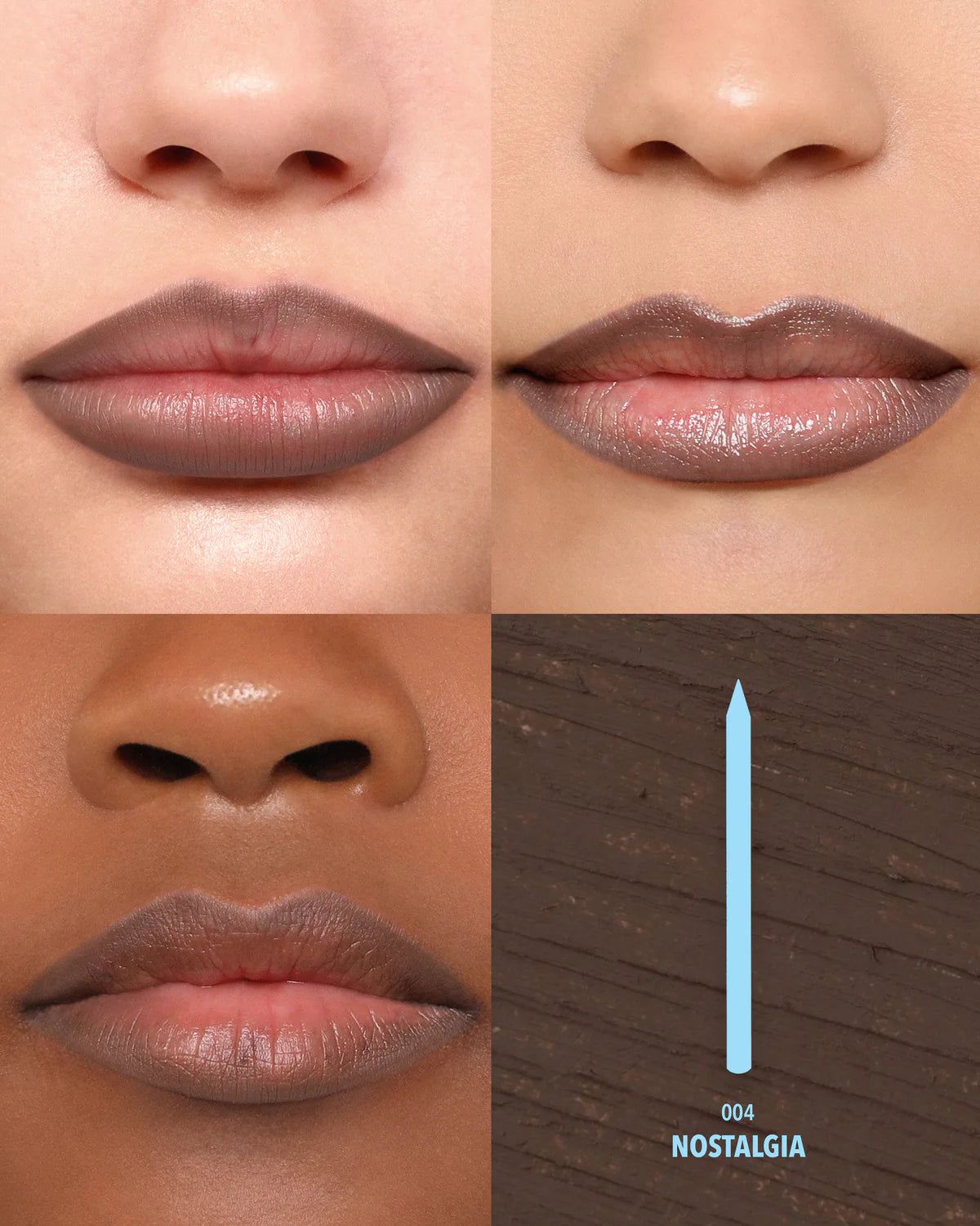 Moira Lip Chic Liner (004, Nostalgia) 3PCS SET (PRE-SALE)