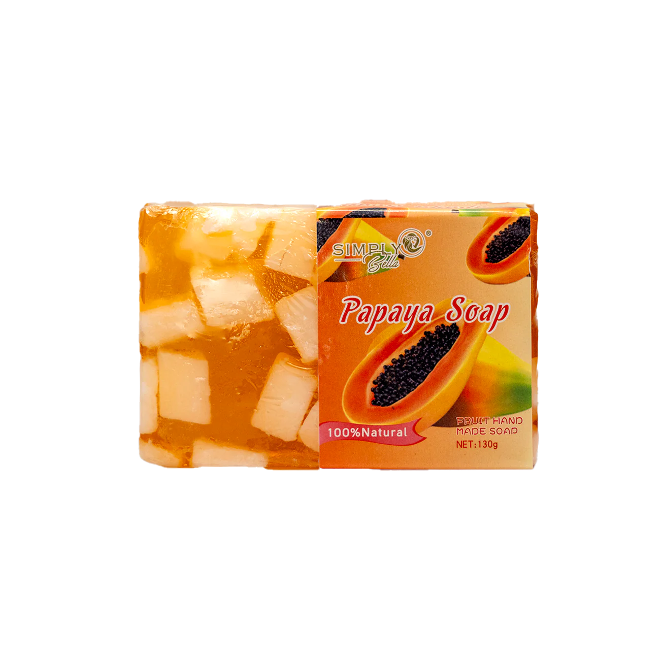 Simply Bella Papaya Soap 100% Natural