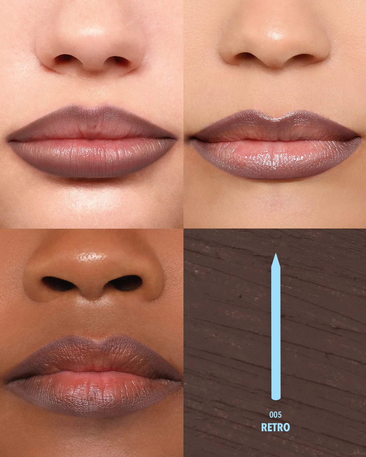 Moira Lip Chic Liner (005, Retro) 3PCS SET (PRE-SALE)