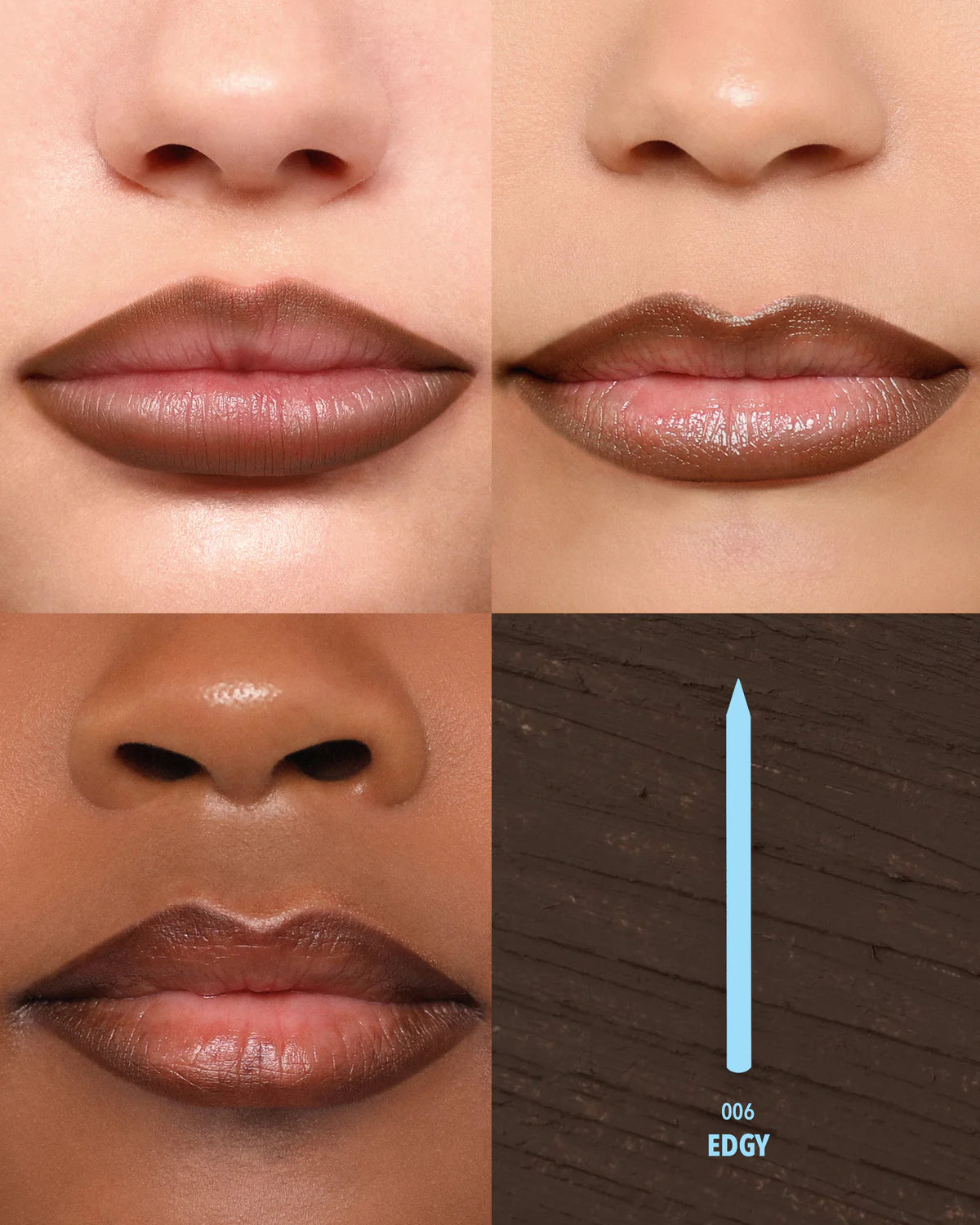Moira Lip Chic Liner (006, Edgy) 3PCS SET (PRE-SALE)