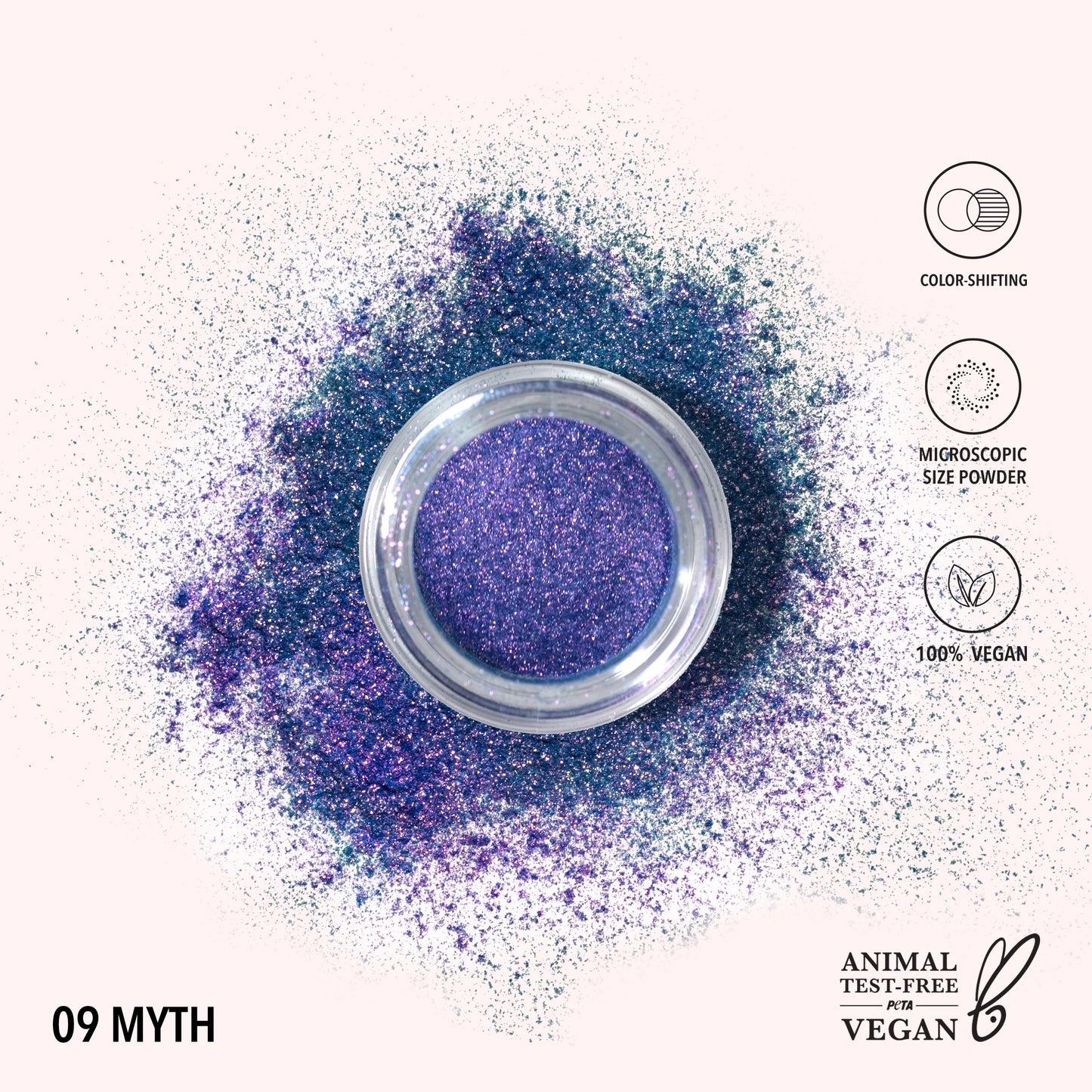 Starstruck Chrome Loose Powder (SCLP009, Myth) 3pc Bundle