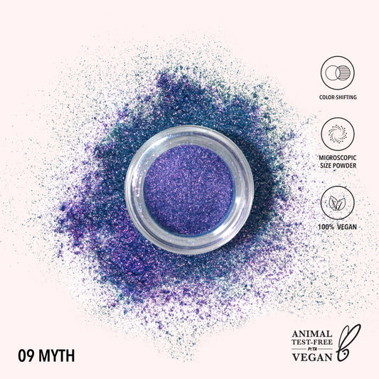 Starstruck Chrome Loose Powder (SCLP009, Myth) 3pc Bundle