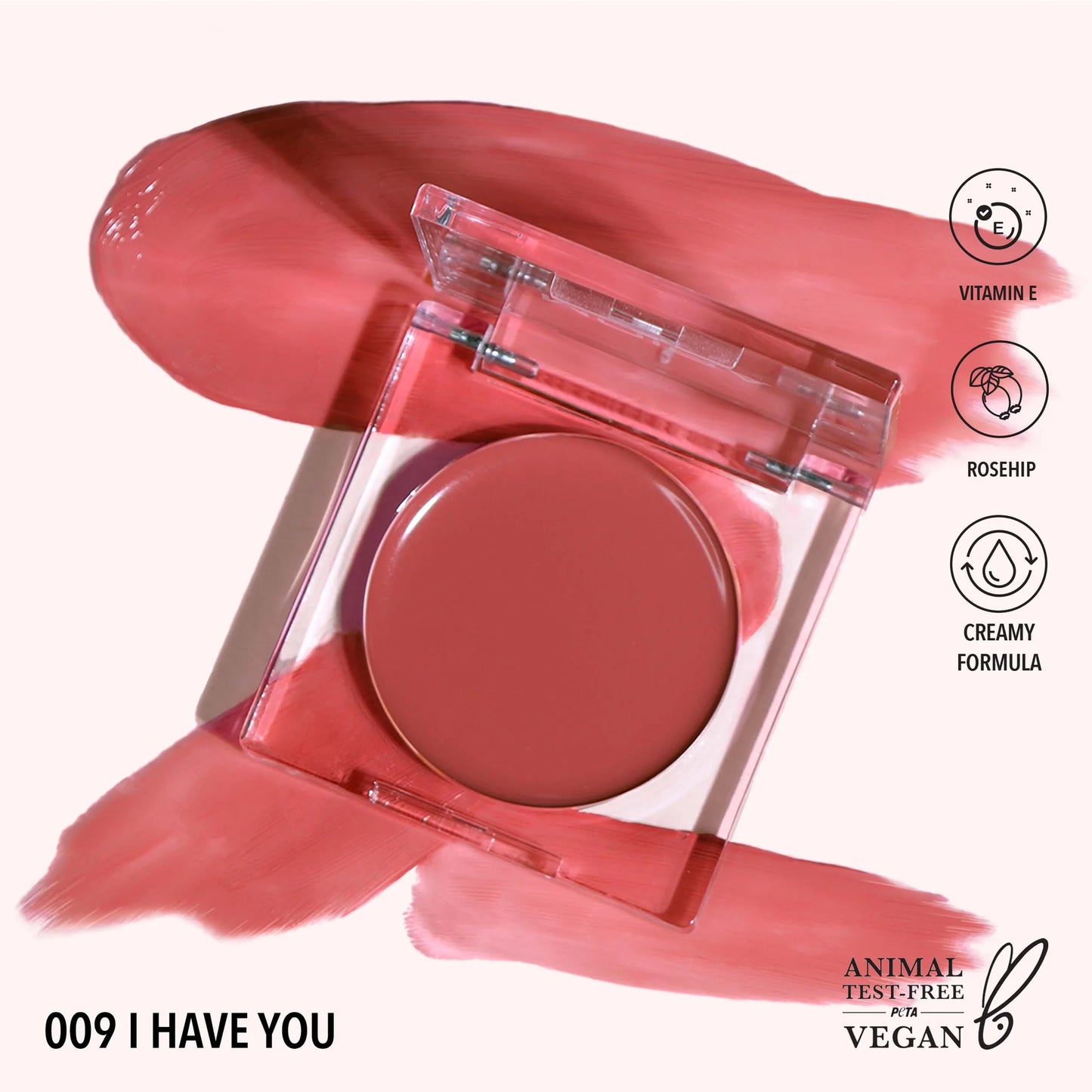 Moira Loveheat Cream Blush (CRB 009, I Have You) 3pc Bundle