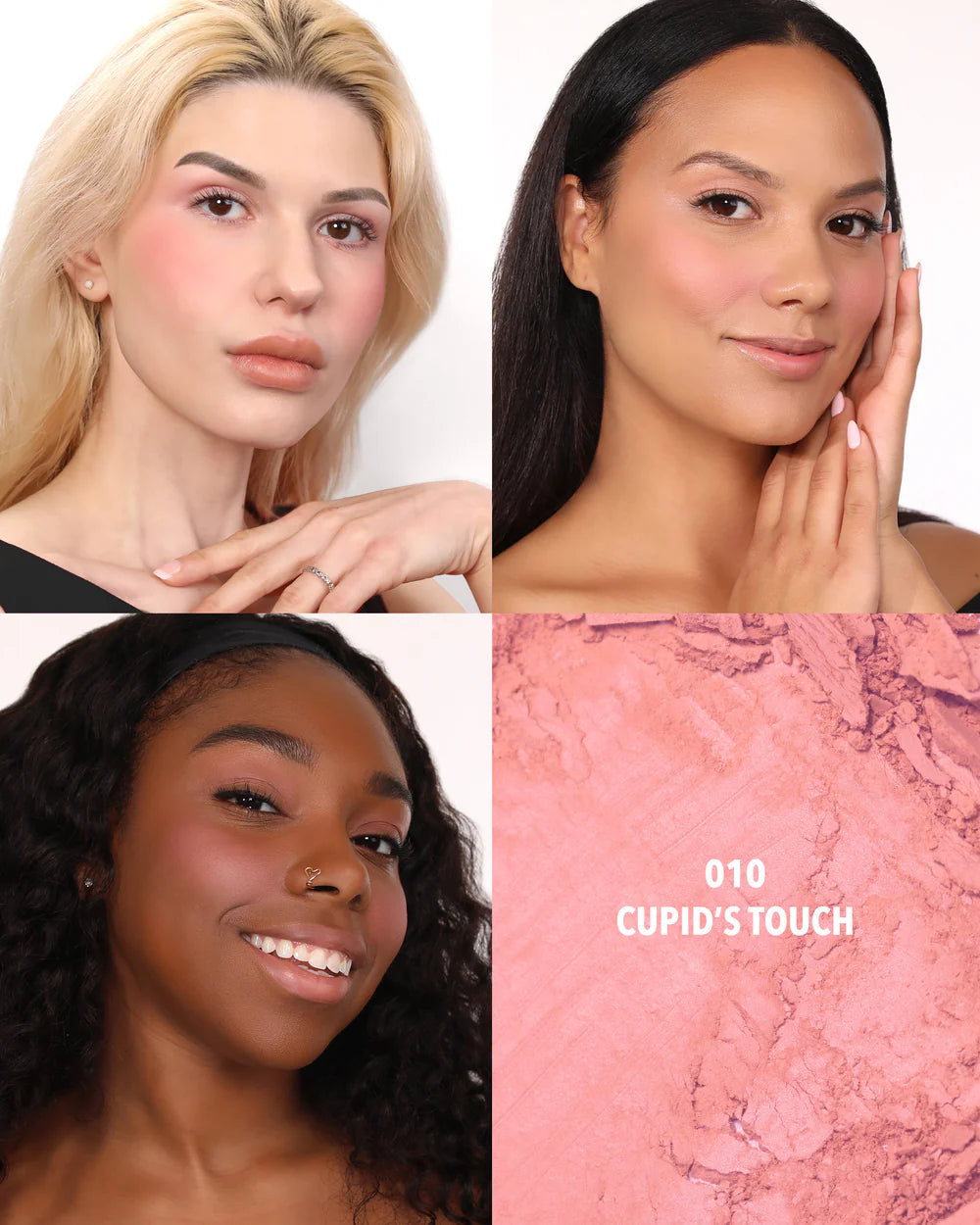 Moira Love Spell Powder Blush (LSPB010, Cupid's Touch) 3pc Bundle