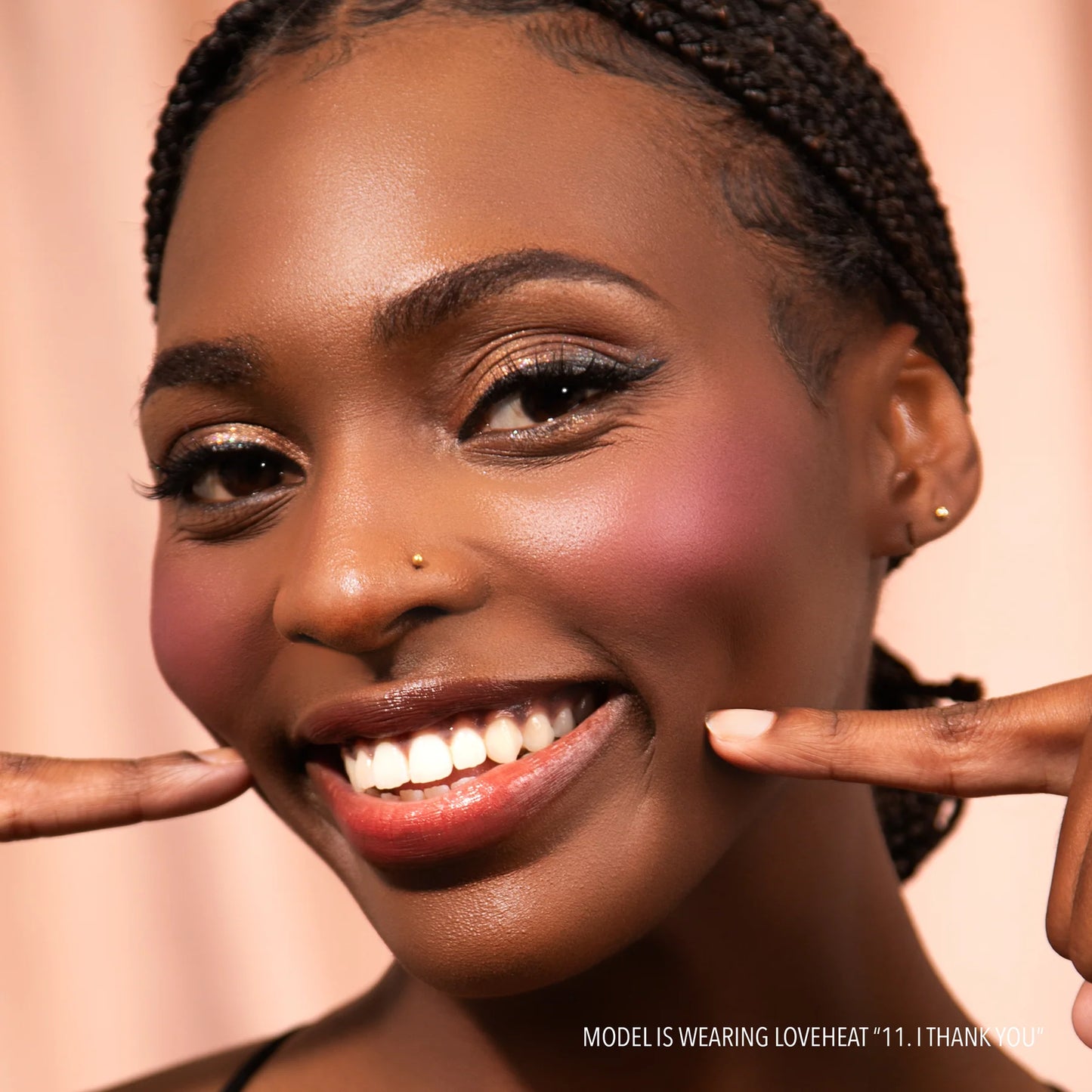 Moira Loveheat Cream Blush (CRB011, I Thank You) 3pc Bundle