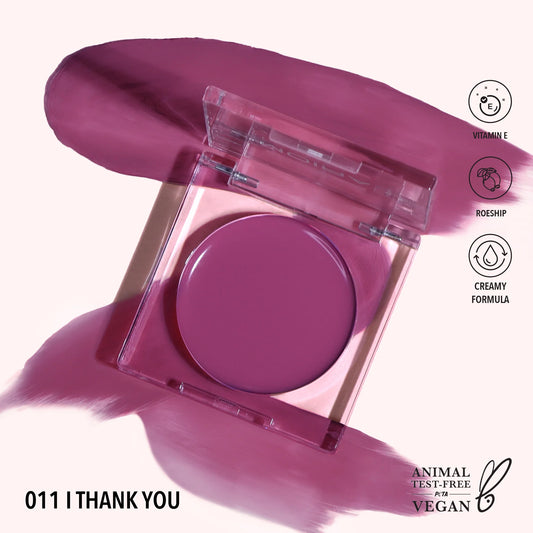 Moira Loveheat Cream Blush (CRB011, I Thank You) 3pc Bundle