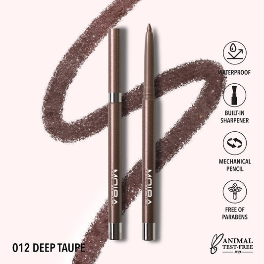 Moira Statement Shimmer Liner (SSL012, Deep Taupe) 3pc Bundle