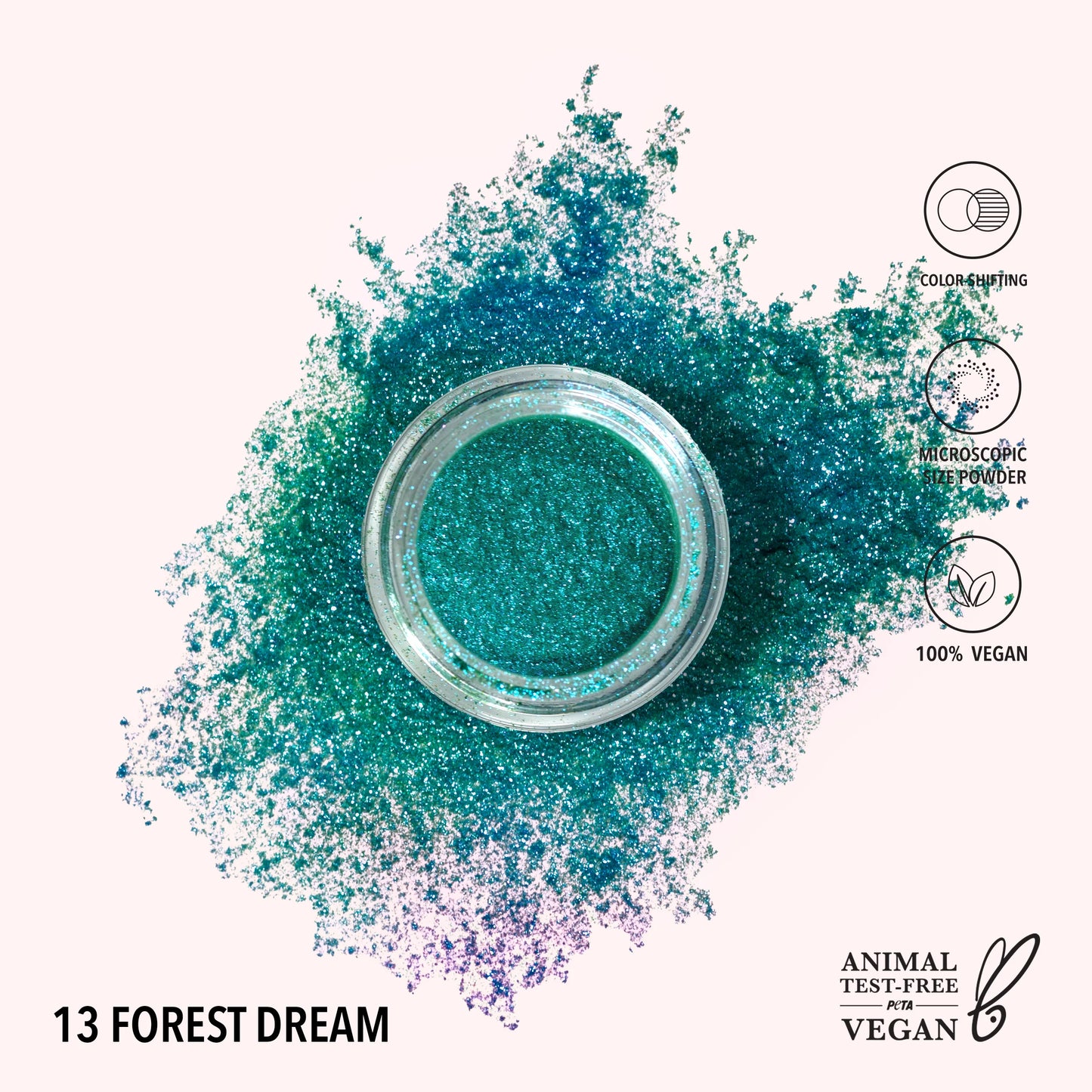 Starstruck Chrome Loose Powder (SCLP013, Forest Dream) 3pc Bundle