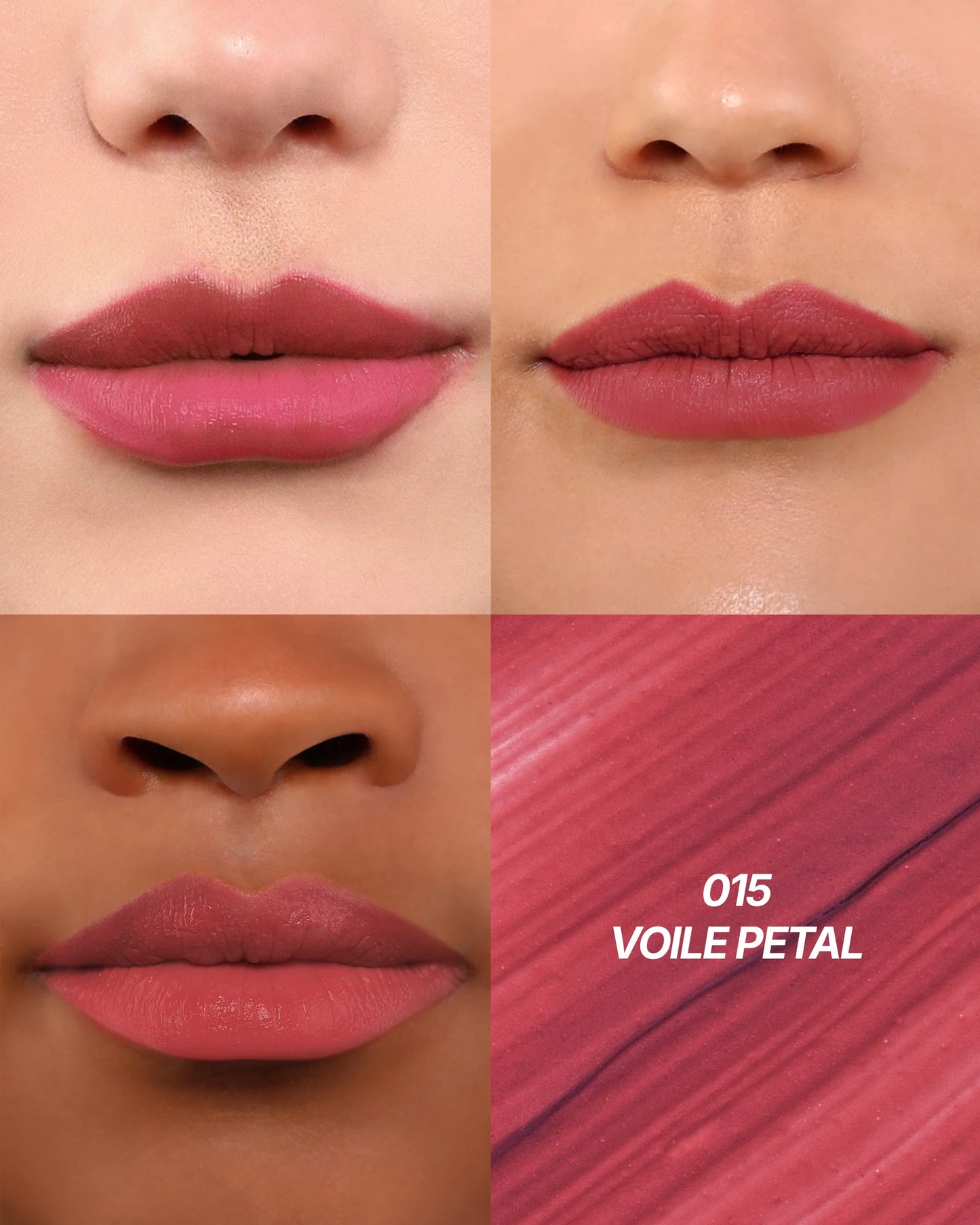 Moira Cushion Kiss Lip Cream (CKL015, Voile Petal) 3pc Bundle