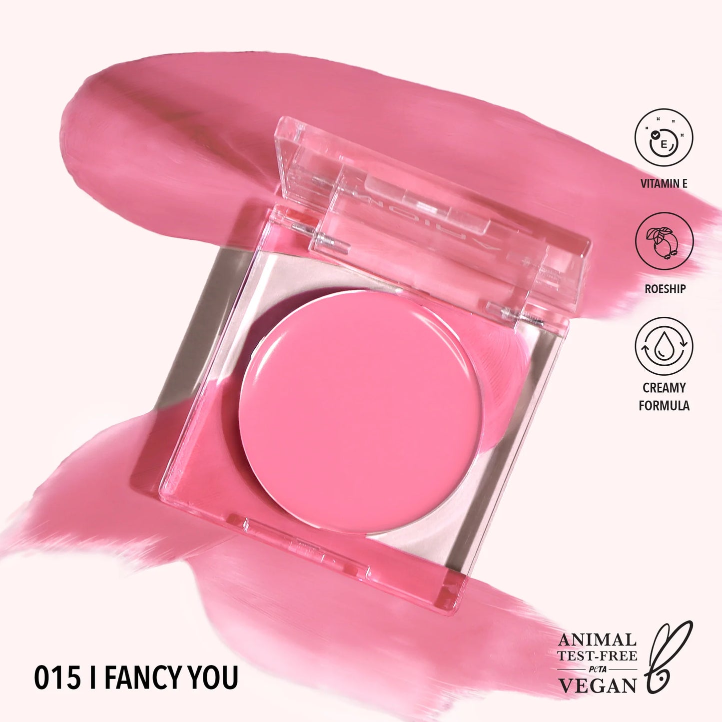 Moira Loveheat Cream Blush (CRB 015, I Fancy You) 3pc Bundle