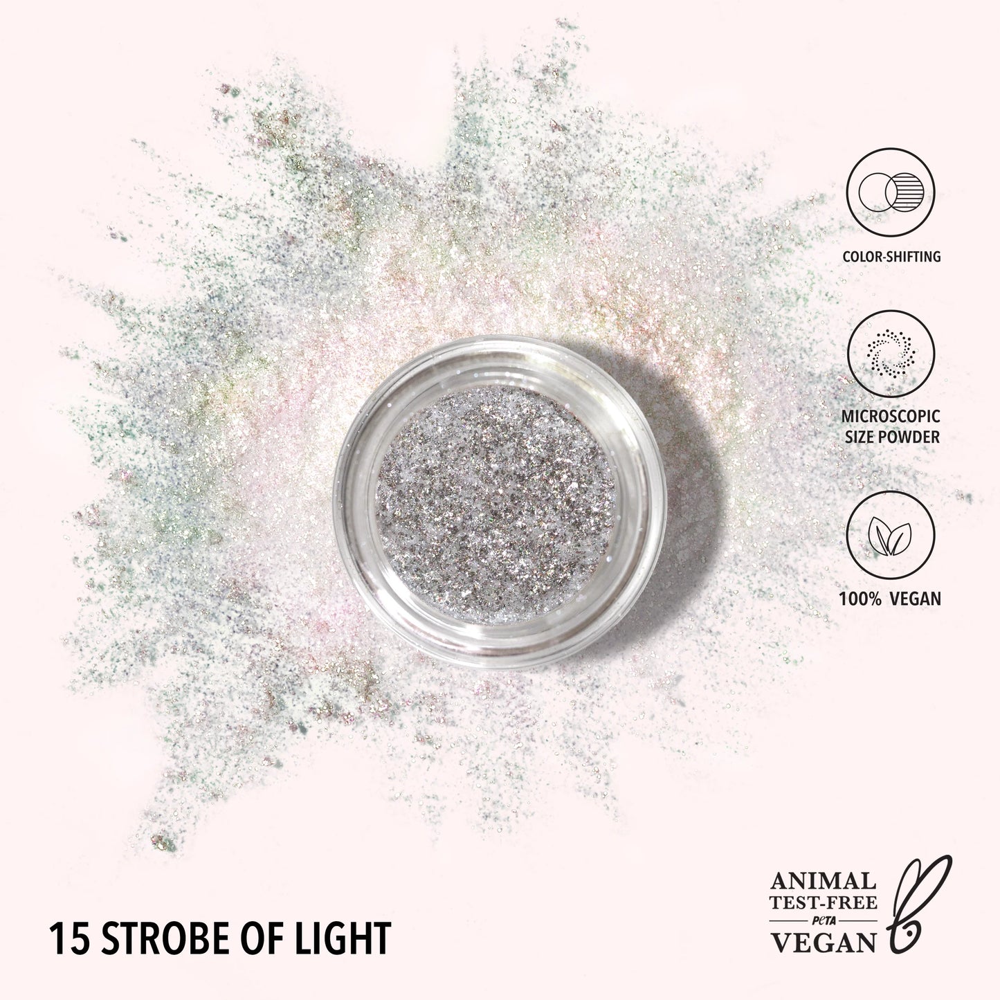 Starstruck Chrome Loose Powder (015, Strobe of Light) 3pc Bundle