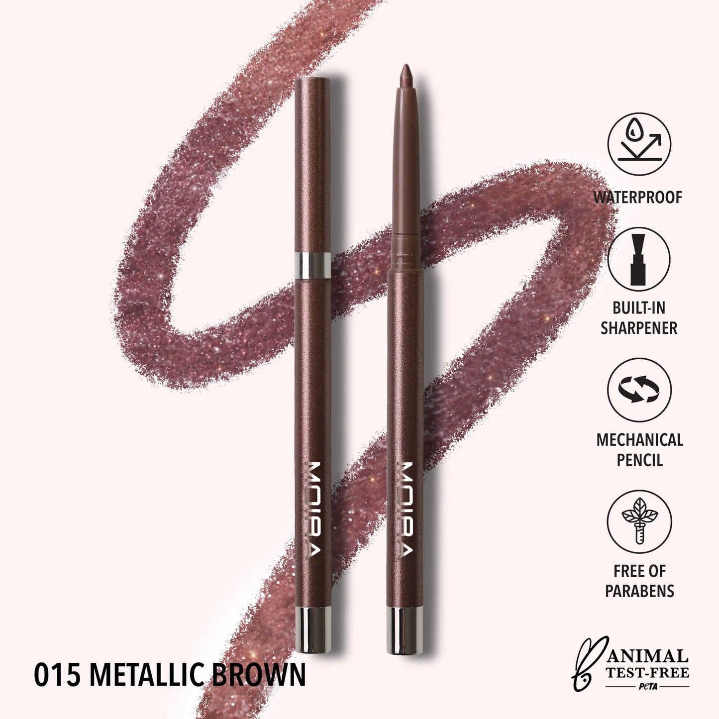 Statement Shimmer Liner (SSL 015 Metallic Brown) 3pc Bundle