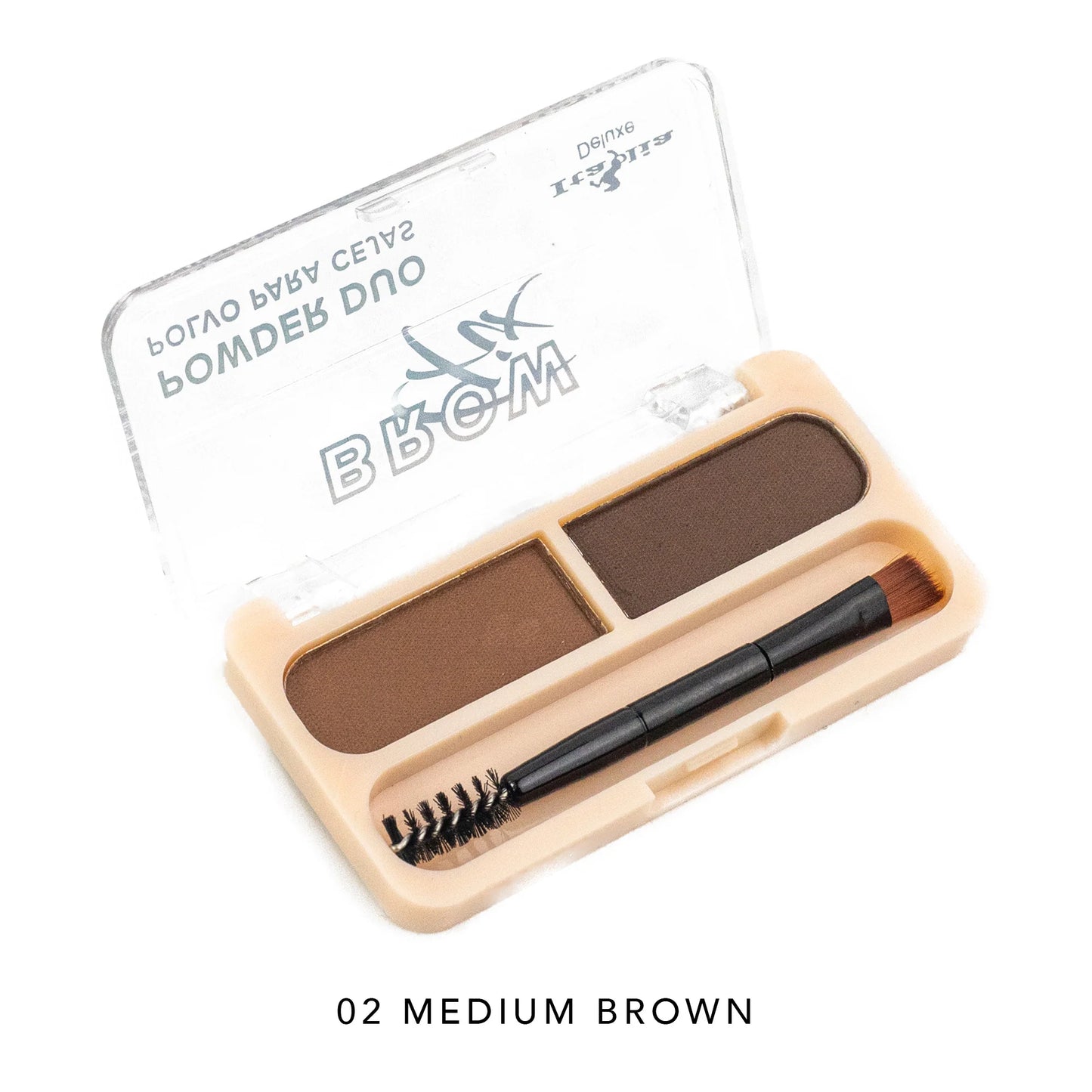 #830BP Italia Deluxe Brow Fix Powder Duo Display