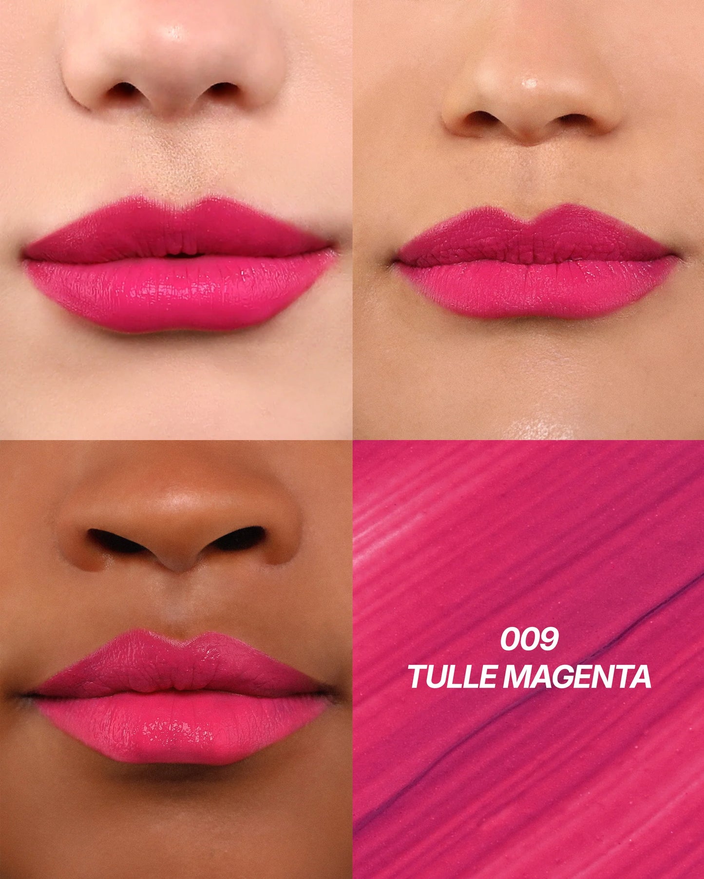 Moira Cushion Kiss Lip Cream (CKL009, Tulle Magneta) 3pc Bundle
