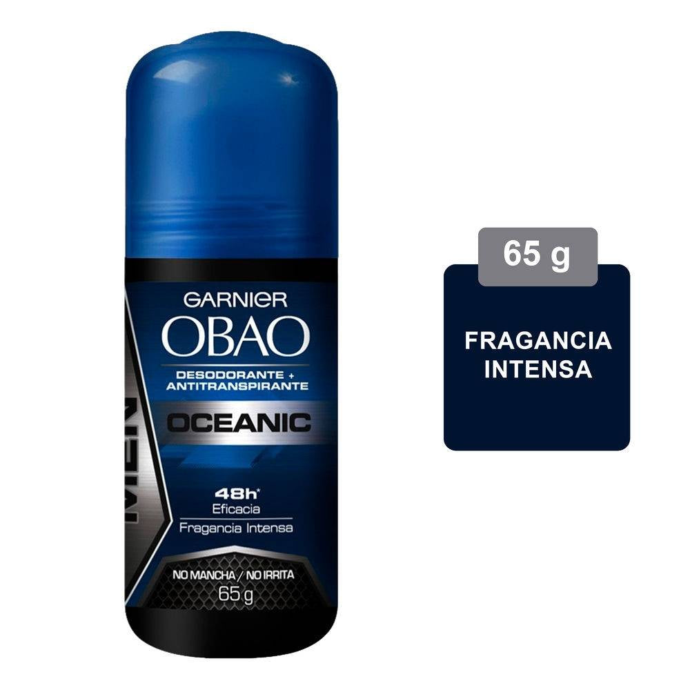 Obao Roll-On Deodorant - Oceanic For Men 65g