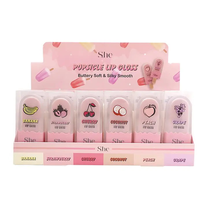 LP1034 Popsicle Lip Gloss Display