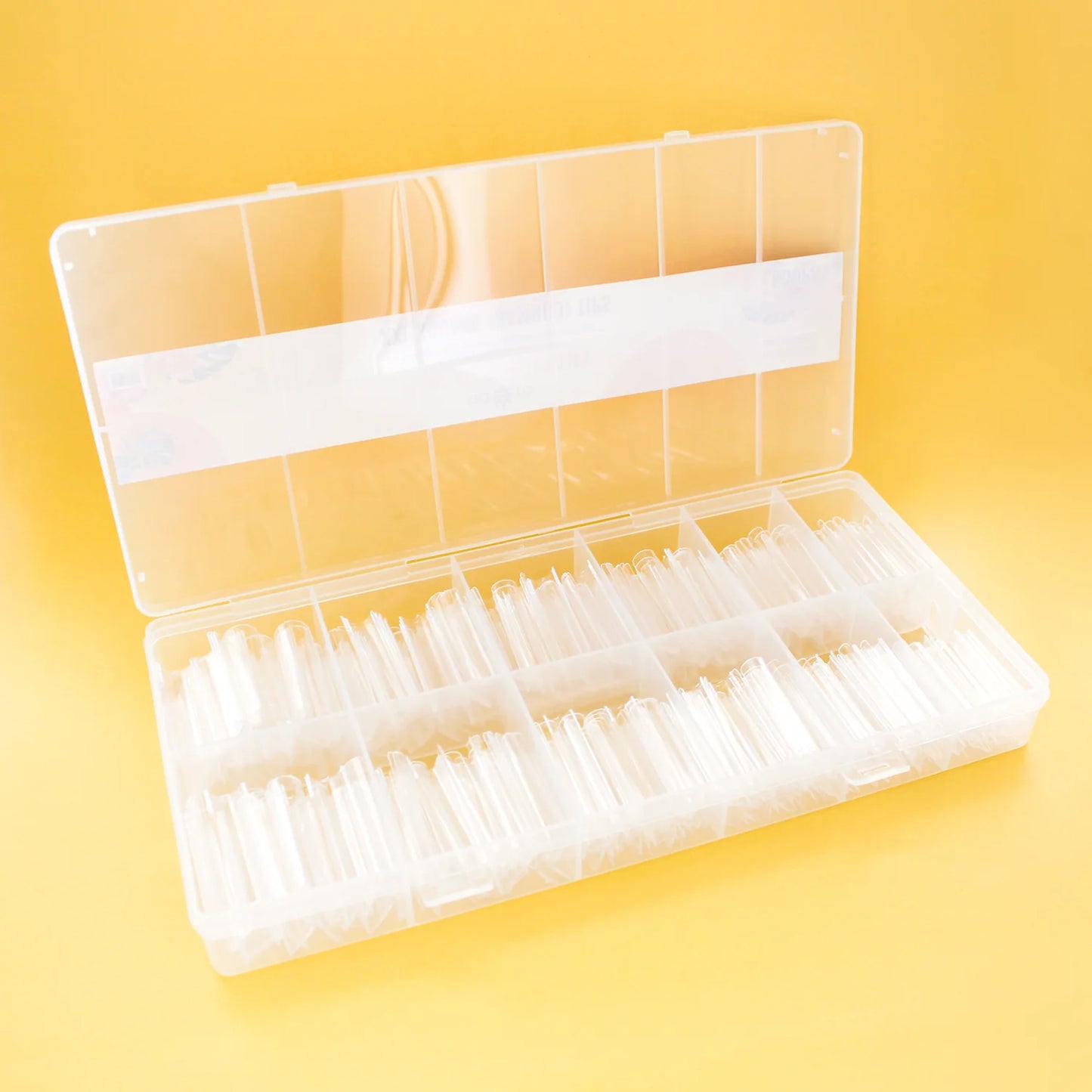 82100 Adoro Flexi' Fit Soft Gel Tips XXL Square (Bamboo) Tips 600pc