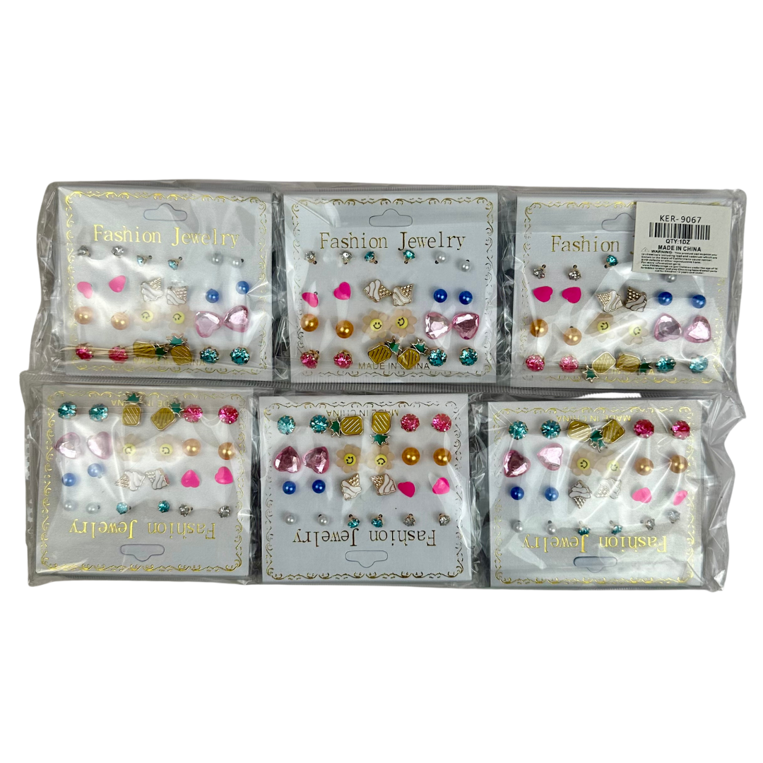 KER-9067 Earrings 12pc Set