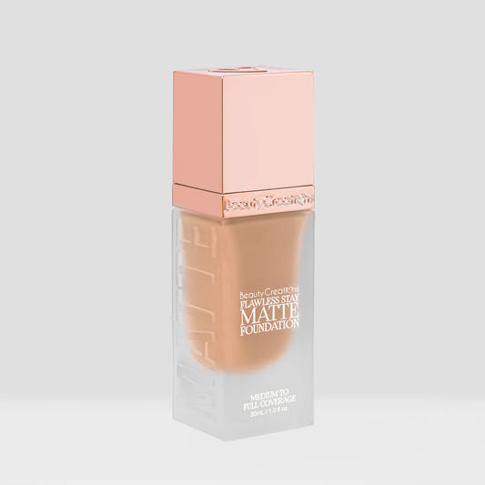 Beauty Creations - Flawless Stay Matte Foundation "12C" 3PC SET
