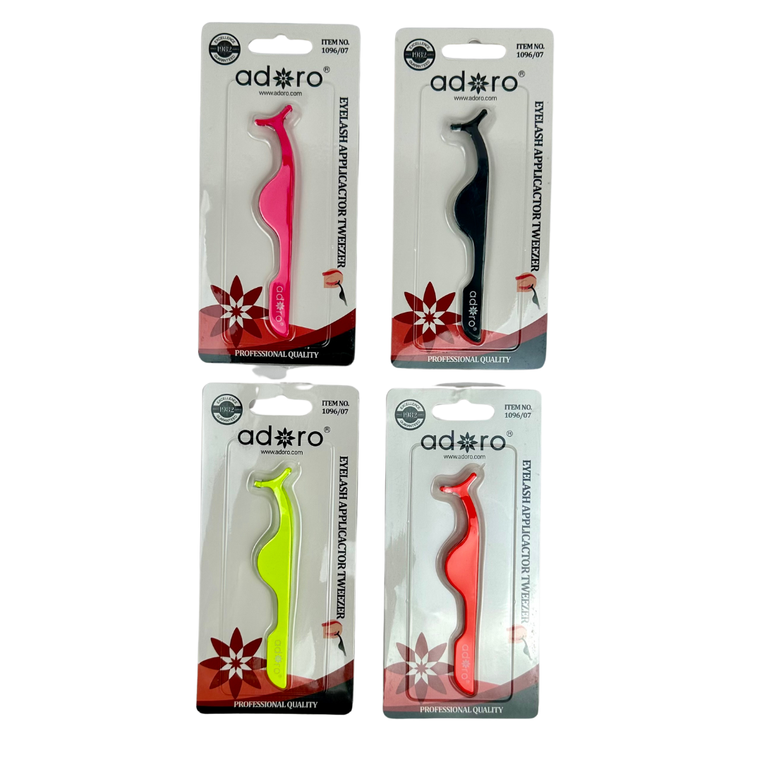 Adoro Eyelash Applicator Tweezer 12pc Set