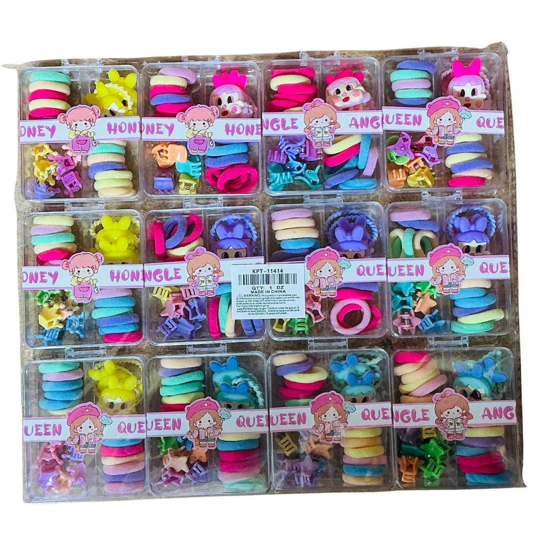 KPT-11414 Girl Hair Set 12pc Set
