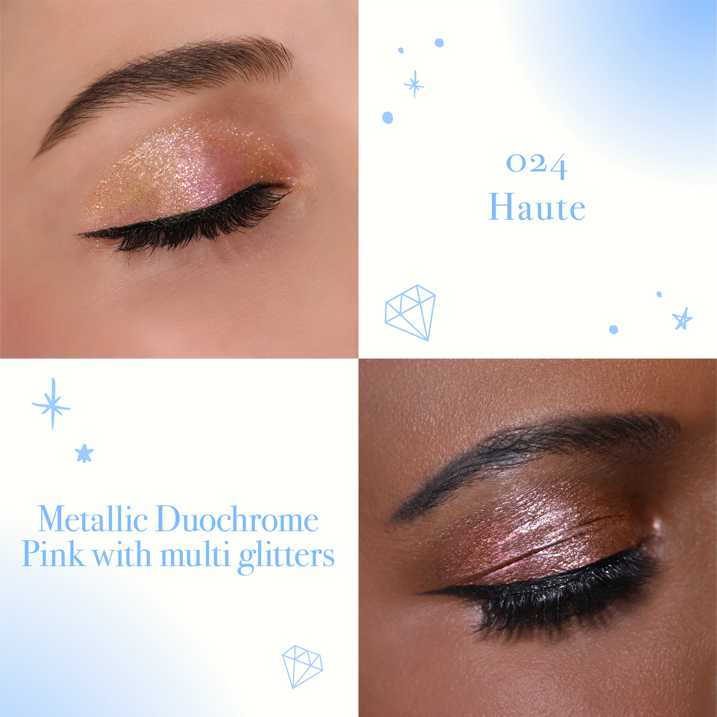 Diamond Daze Liquid Shadow (DLS 024, Haute) 3pc Bundle