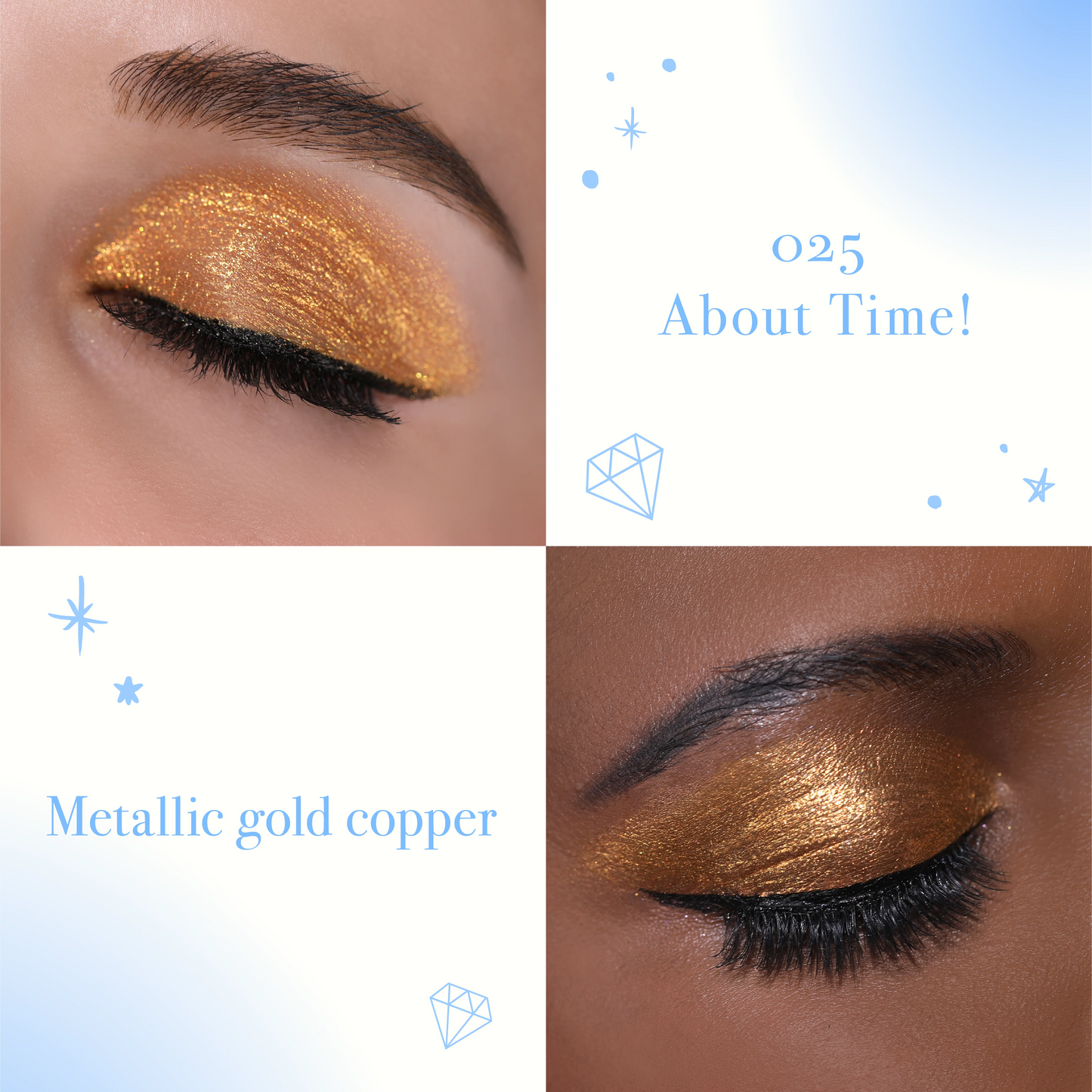 Diamond Daze Liquid Shadow (DLS 025, About Time!) 3pc Bundle