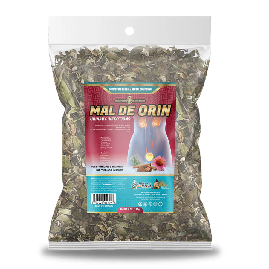 AF-19 Mal de Orín Te Compuesto Herbal Cont. 4oz