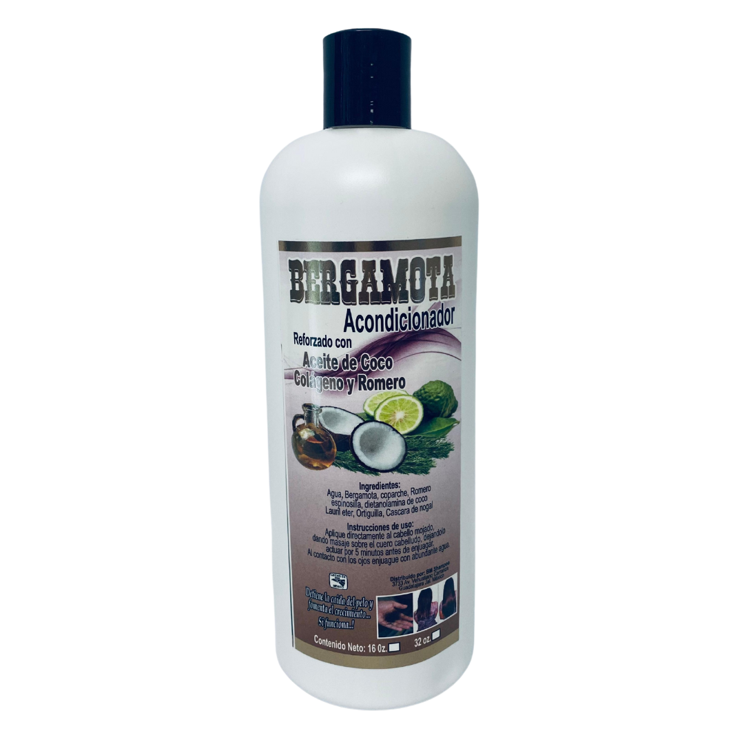 Acondicionador de Bergamota Con Aceite de Coco 32oz