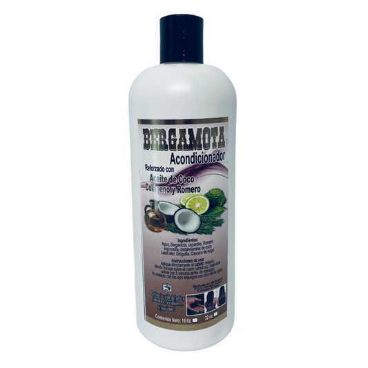 Acondicionador de Bergamota Con Aceite de Coco 34oz