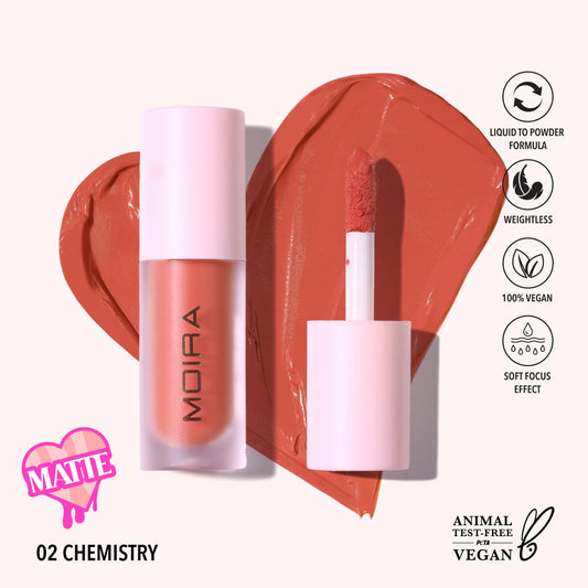 Love Steady Liquid Blush (LLB 002, Chemistry) 3pc Bundle