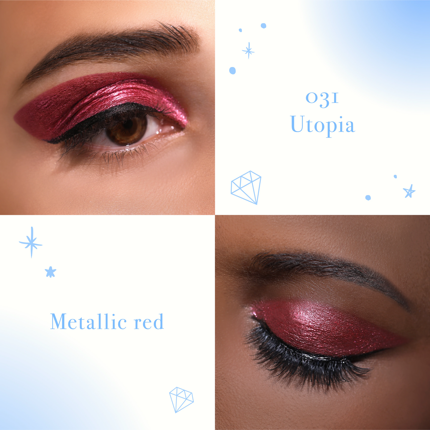 Diamond Daze Liquid Shadow (DLS 031, Utopia) 3pc Bundle