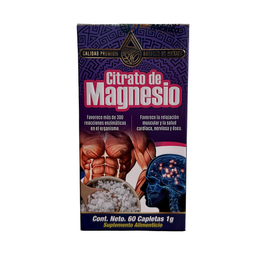 Citrato De Magnesio Capletas Linea Premium 60 Tabletas de 700mg