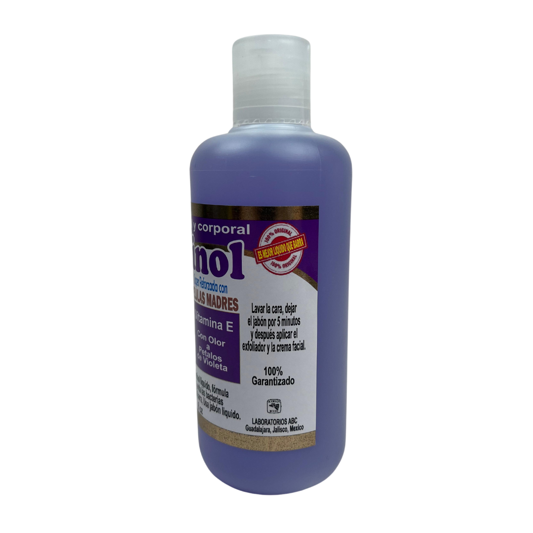 Jabón Líquido Fácial y Corporal Retinol con Colágeno 8oz