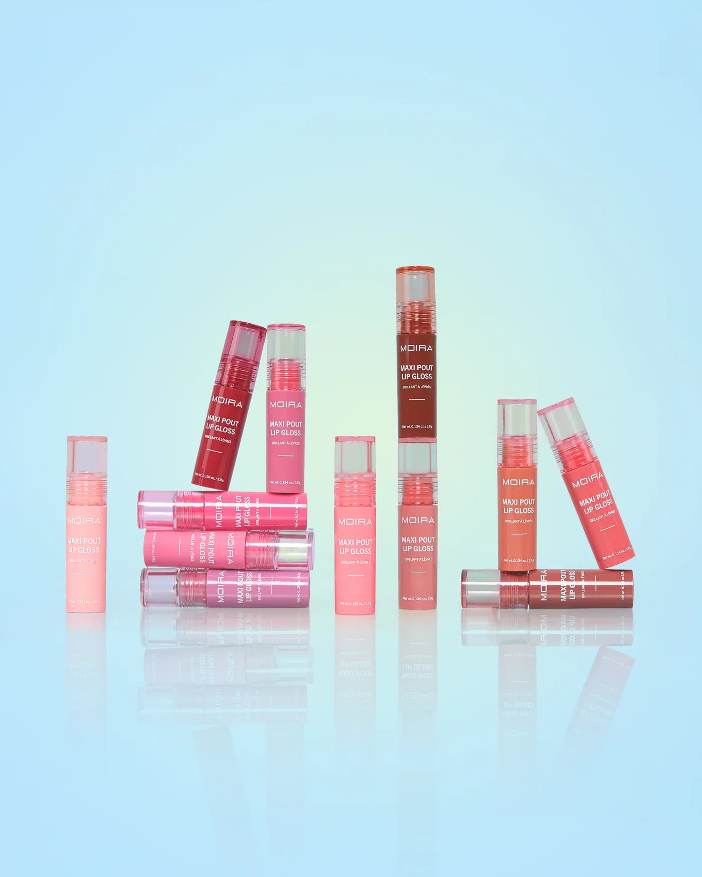 Moira Maxi Pout Cooling Plump Lip Gloss Display