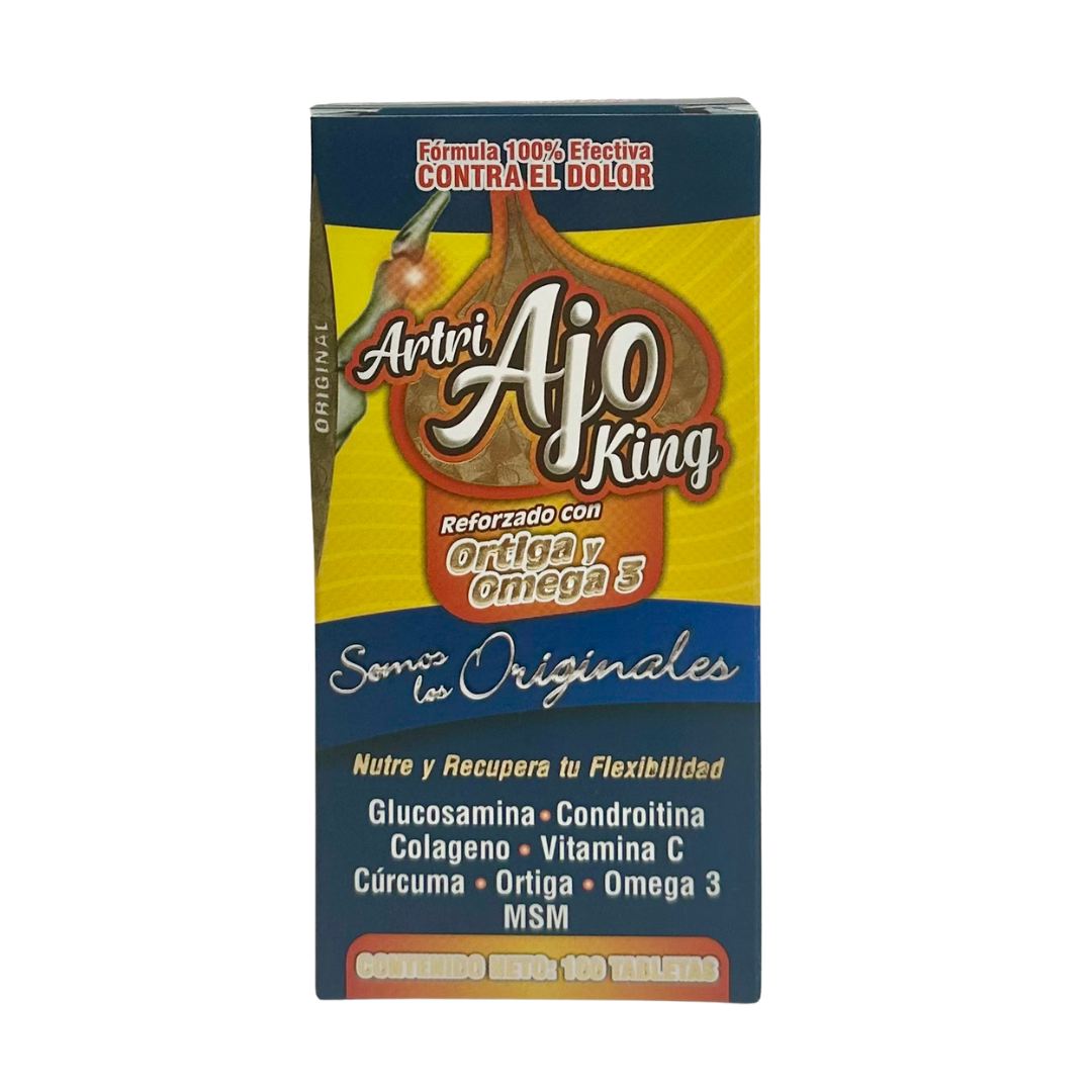 Vitaminas Artri Ajo KReferzado con Ortiga y Omega 3 Cont. 100 Tabletas