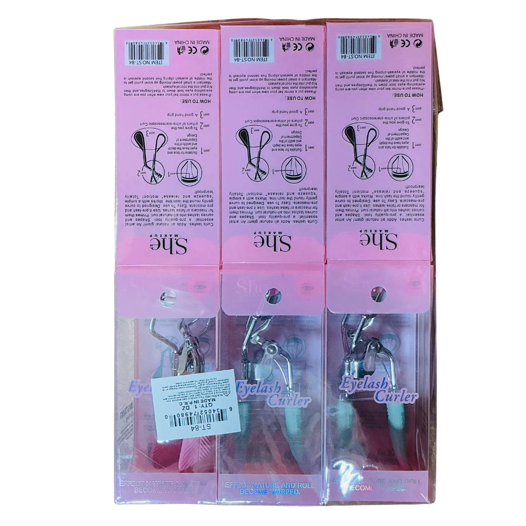 ST84 She Makeup Eyelash Curler 12pc Set