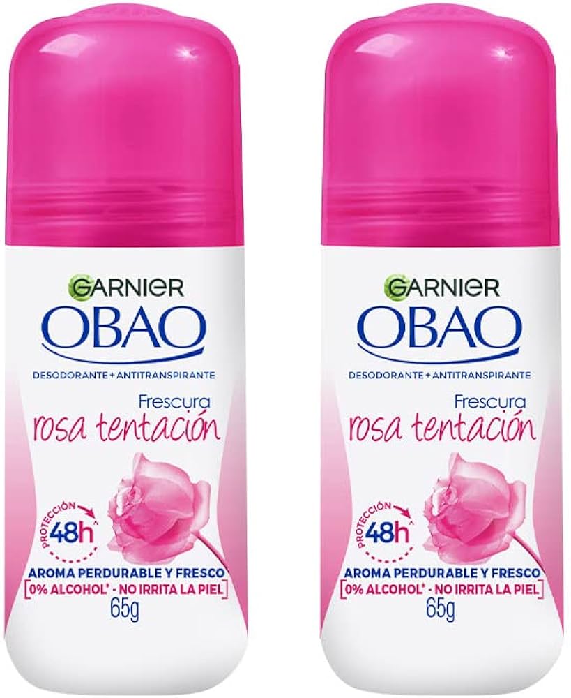 Obao Roll-On Deodorant - Rosa Tentacion 65g